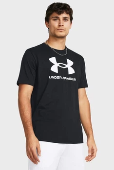 Футболка мужская Under Armour Ua Sportstyle Logo Update Ss SM Черный 1382911-001