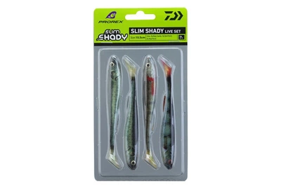 Силікон Daiwa Prorex Real Slim Shady 10.5см 8.0г (4шт/уп), колір: Live Set (4320009005)