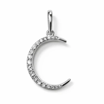 Підвіска срібна Лунниця з розсипом Silver Style (42161.17 sku:2300104243333)