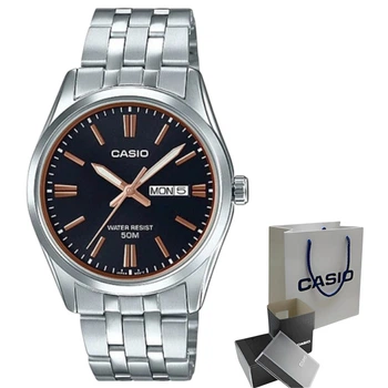 Мужские часы Casio MTP-1335D-1A2 черные 50 м