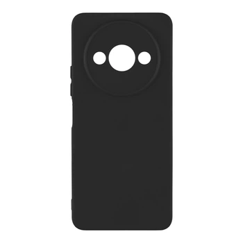 Чехол Silicone Cover с рамкой камеры (A) для Xiaomi Redmi A3 Black