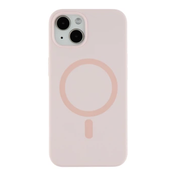 Чехол накладка Glow Silicone Case with Magsafe для Apple iPhone 13 панель-накладка для телефона магнитная зарядка Pink