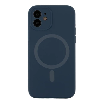 Чохол Glow Silicone Case Full Camera with Magsafe для iPhone 12 Dark blue