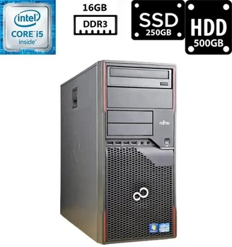 Компьютер Fujitsu Celsius W420 Core i5-3470 3.20GHz 16GB DDR3 SSD 250GB+HDD 500GB Intel HD Graphics 2500 DVI (PCFCW420R16S250H500) Б/У