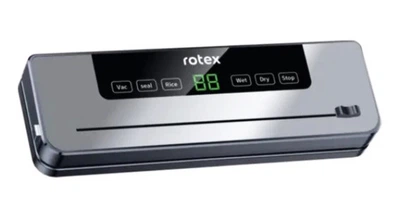 Вакууматор Rotex RVS-100-B Quick Seal вакуумный упаковщик дла вакуумной упаковки продуктов 100 Вт Черный