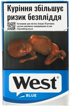 Блок сигарет West Blue х 10 пачек (4030600120637)