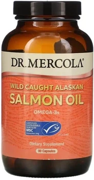 Аляскинский рыбий жир Dr. Mercola Salmon Oil 90 капсул (ARE-576184)