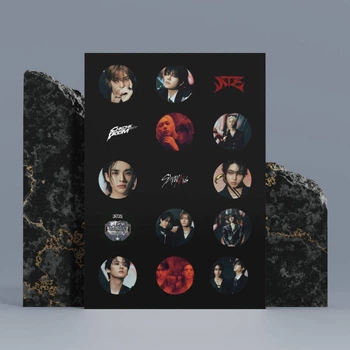 Стикерпак с прорезкой A5 без ламинации Stray Kids Стрей кидс (СКЗ01240)