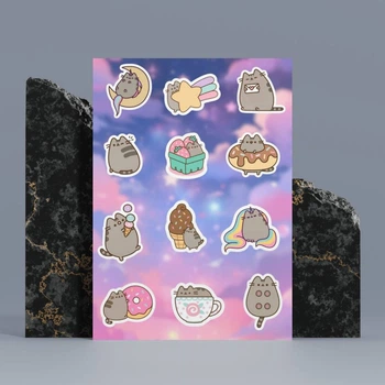 Стікерпак з прорізкою А5 без ламінації Pusheen Пушин (ПУ01253)