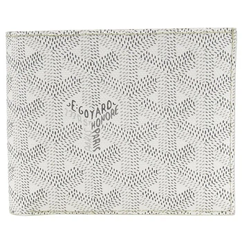 Кошелек Goyard белого цвета 11 × 9,7 см