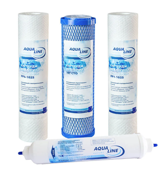 Комплект картриджів Aqualine RO-5