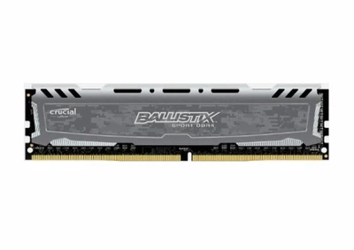 Оперативная память для ПК Crucial DDR4 16GB 2666MHz UDIMM Ballistix Sport LT Grey PC4-2666 (BLS16G4D26BFSB.16FBD)