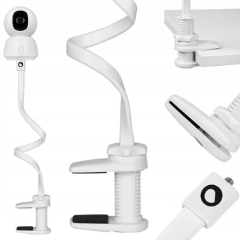 Універсальний гнучкий тримач для відеоняні Lionelo FlexiGrip White (LOC-FLEXIGRIP WHITE)