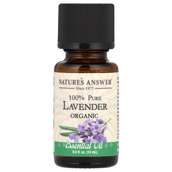 Органическое эфирное масло лаванды Nature's Answer "Lavender Organic Essential Oil" (15 мл)