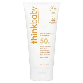Дитячий сонцезахисний крем Think, Thinkbaby, водостійкий, SPF 50+, 177 мл