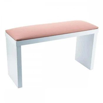 Подлокотник на белых ножках Pink