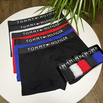 Чоловічі труси боксери Tommy Hilfiger Різні кольори набір 5 шт. XXL