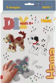 Набір бусин для пресування Hama Собаки і коти 34498 (028178034498)