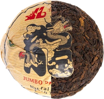 Чай Jinglong Tea Factory Шу Пу Ер Цзин Лун Великий Дракон 100 г (4823134500705)