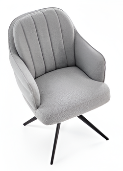 Krzesło Halmar K570 popielate (5905248135642)