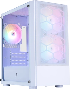 Корпус 1STPLAYER X4-M-WH-2F1P-W-1F1-W White