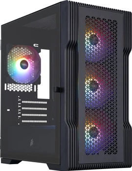 Корпус 1STPLAYER T3-4F1-BK без БП Black
