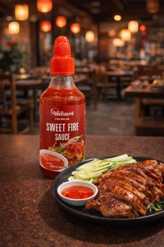 Соус в бутылке Sweet Fire Sauce Welvart,бутылка 300г