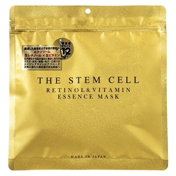 Тканинні маски з вітаміном С та ретинолом Kor Japan The Stem Cell Retinol & Vitamin Essence Mask 30шт