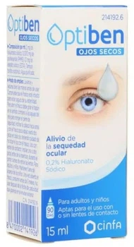 Krople do oczu Cinfa Optiben 15 ml (8470002141926)