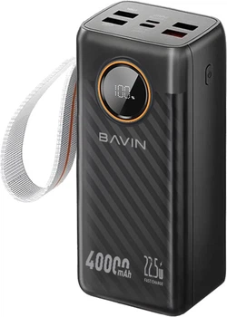 УМБ BAVIN PC1156S 40000 mAh 22.5W Fast Charging Black (Y-PC1156S-BK)
