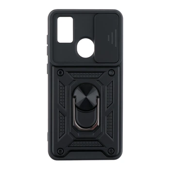 Чехол накладка Guard Shield Armor с кольцом для ZTE Blade A31 Black