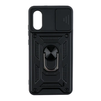 Чехол накладка Guard Shield Armor с кольцом для ZTE Blade A31 Plus Black