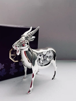 Фигурка Crystocraft со стразами Swarovski Коза 8х8,5 см 1602572