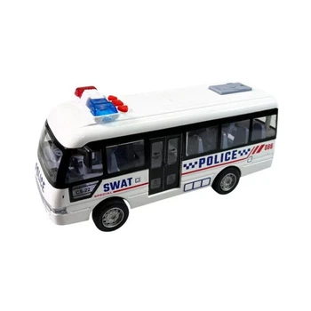 Дитячий інерційний автобус YM-9906F(White) 19х65х8 см