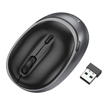 Беспроводная компьютерная мышь Hoco GM34 Nuevo 2.4G + Bluetooth, черная