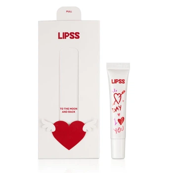 Лимитированный блеск-липпер для губ Lipss Ceramides & Peptides Lipper Be My Valentine (нежно-розовый) 9 ml