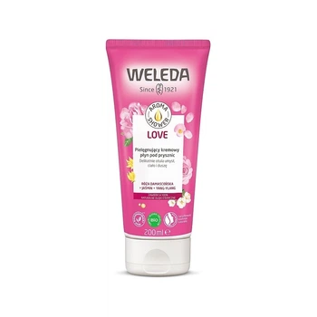 Гель для душу з ароматом троянди та жасмину Weleda 200 мл (6501916160769)