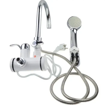 Проточний електричний водонагрівач Water Heater MP 5208 3000 Вт з LCD дисплеєм та душем бічне підключення