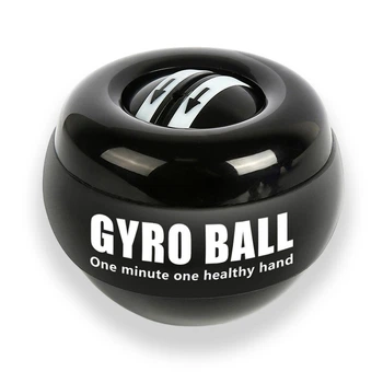 Гиробол тренажер для кисти рук гироскопический GYRO BALL черный (GS-194030)
