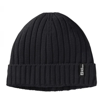 Шапка Jack Wolfskin Rib Knit Beanie Черный (1109-4064993862140)