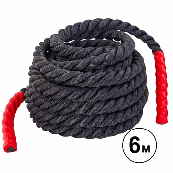 Канат для кросфіту з поліестеру Zelart Combat Battle Rope 5311-6 довжина 6м.