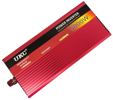 Інвертор потужний апроксимована синусоїда перетворювач напруги UKC 5000 W SI-A2-AR5000M 12V-230V