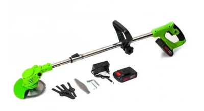 Аккумуляторная газонокосилка-триммер Lawn Mower AND LY-742 2 аккумулятора 2 аккумулятора 48 В 4 А