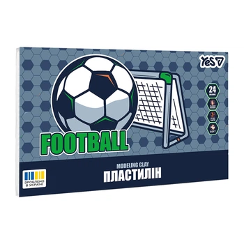 Пластилин YES Football 540716 24 цвета