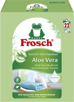 Пральний порошок-концентр Frosch Color Алое Віра 4001499960291 1.45 кг