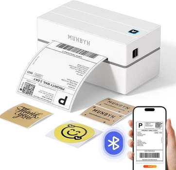 Принтер етикеток для доставки MUNBYN з підключенням по Bluetooth