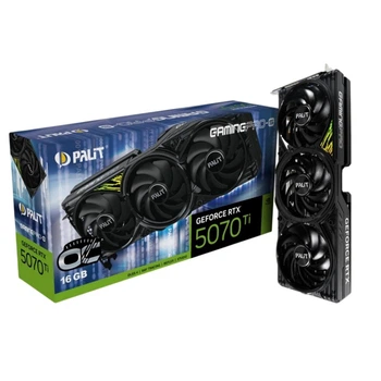 Відеокарта GeForce RTX 5070 Ti 16GB GDDR7 GamingPro-S OC Palit (NE7507TS19T2-GB2031U)