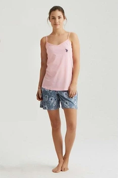 Пижама: топ и шортики U.S. Polo ASSN 42(S) Розовый (83248)