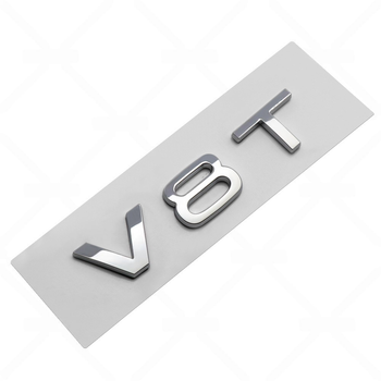 Эмблема шильдик надпись цифры на багажник AUDI V8T ХРОМ 4H0-853-601-2ZZ