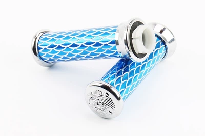 Грипсы руля MOTORACE BLUE
